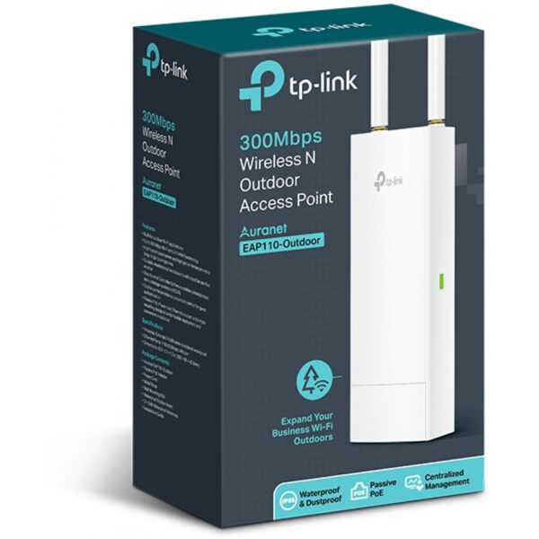 TP-LINK EAP110-Outdoor 300Mbit/s Energie Über Ethernet (PoE) Unterstützung Weiß – Bild 3