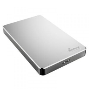 MediaRange Festplatte 2,5Â´Â´ extern, 1 TB, USB 3.0, Aluminium Design, Silber