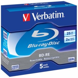 Verbatim BD-RE SL 25GB 2x 5 Pack Jewel Case BD-RE 25GB 5Stück(e)