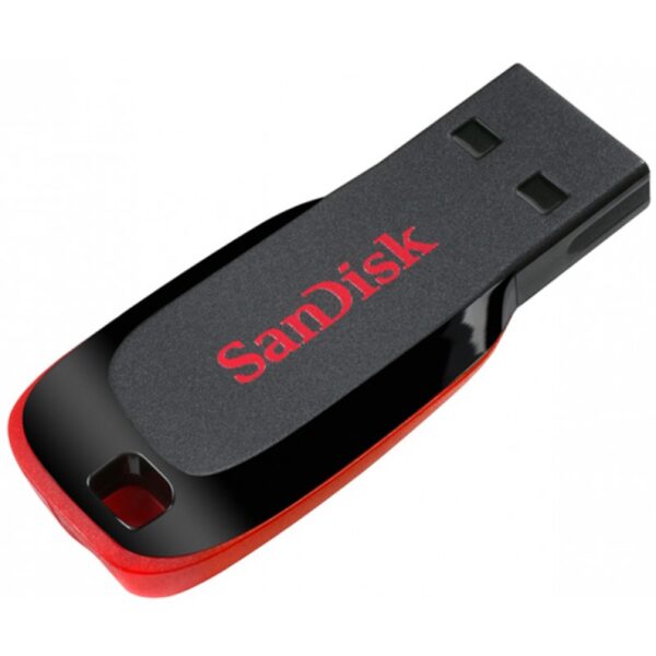 SanDisk Cruzer Blade 32GB USB 2.0 Typ A Schwarz - Rot USB-Stick – Bild 2