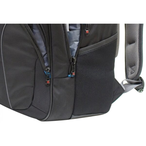 Wenger 600637 CARBON 17 Zoll MacBook Pro und Laptop-Rucksack, gepolstertes Laptop-Fach und Stabilisierungsplattform, Schwarz 30 Liter – Bild 2