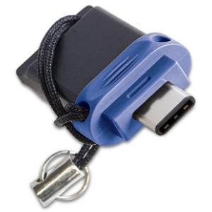 Verbatim 49967 64GB USB 3.0 (3.1 Gen 1) Type-A/Type-C Schwarz - Blau - Silber USB-Stick