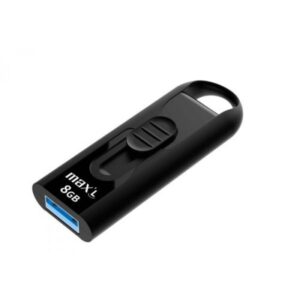 Maxell Max L Color 2.0 USB Stick, 8 GB, USB 2.0, Schwarz