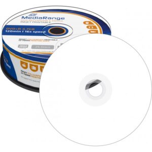 DVD+R 4,7 GB MediaRange 16x Speed fullprintable in Eco Pack 25 Stk