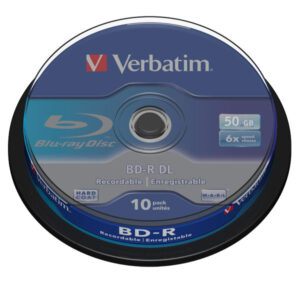 Blu-ray Disc Verbatim BD-R  DL 50 GB, 6x Speed  in Cakebox 10 Stück