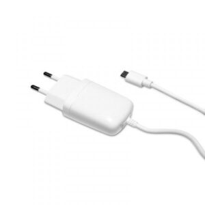 MediaRange USB Handy Tablet Ladegerät plus Ladekabel - USB B Micro-Stecker, 100V - 250V, 1 m, Weiß