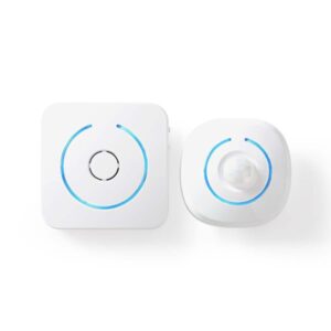 Akustisches Signal für Bewegungsmelder Home Security | 8 Klingeltöne | Signale mit Licht und Ton