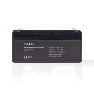 Wiederaufladbarer Blei-Akku 6 V | 3200 mAh | 134 x 35 x 61 mm