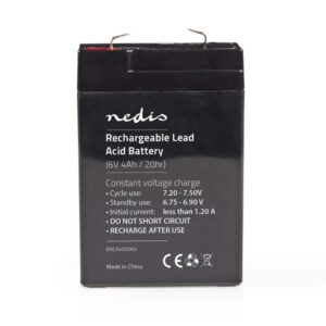 Wiederaufladbarer Blei-Akku 6 V | 4000 mAh | 70 x 47 x 101 mm