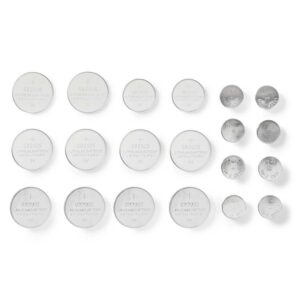Multipack Lithium-Knopfzellenbatterie | CR2025/CR 2016/CR1620/LR43/LR54/LR4 | Insgesamt 20 Stück | Blister