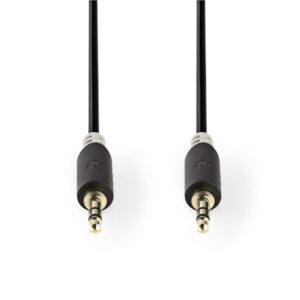 Stereo Audiokabel | 3,5-mm-Stecker - 3,5-mm-Stecker | 2,0 m | Anthrazit