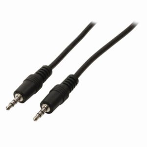 Stereo Audiokabel | 3,5-mm-Stecker - 3,5-mm-Stecker | 5,0 m | Schwarz