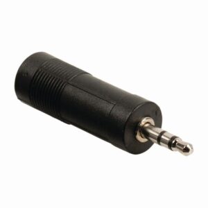 Audio-Adapter Stereo | 3,5-mm-Stecker - 6,35-mm-Buchse | Schwarz