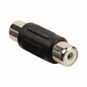 Mono-Audioadapter | Cinch-Buchse - Cinch-Buchse | Schwarz