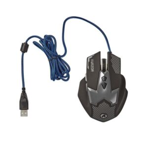 Nedis GMWD200BK Gaming-Maus | Kabelgebunden | Beleuchtet | 2400 DPI | 7 Tasten