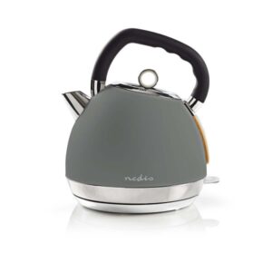 Nedis Design Wasserkocher | 1,8 l | Soft-Touch | Grau