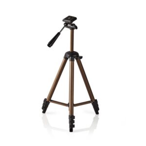 Stativ | Schwenk- und Neigefunktion | Max. 2 kg | 130 cm | Schwarz/Silber