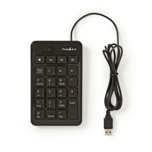 Kabelgebundene numerische Tastatur | USB | Schwarz