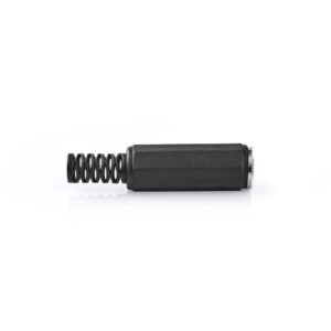 Klinkenstecker Mono | 3,5-mm-Buchse | 25 Stück | Schwarz