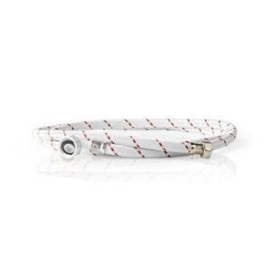 Nylon-Zulaufschlauch | 1/2´´ gerade ? 3/4´´ gewinkelt | 10 bar | 90° C | 2,00 m