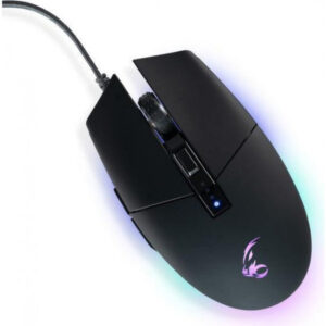 MediaRange Gaming Series Kabelgebundene optische 6-Tasten-Gaming-Maus mit RGB-Hintergrundbeleuchtung