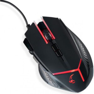 MediaRange Gaming Series kabelgebundene 9-Tasten Gaming-Maus mit optischem Sensor und Gewichtsmanagement