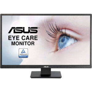 ASUS VA279HAE 27 Inch Monitor, FHD (1920 x 1080), VA, HDMI, D-Sub, Flicker Free, Low Blue Light, TUV Certified, Black