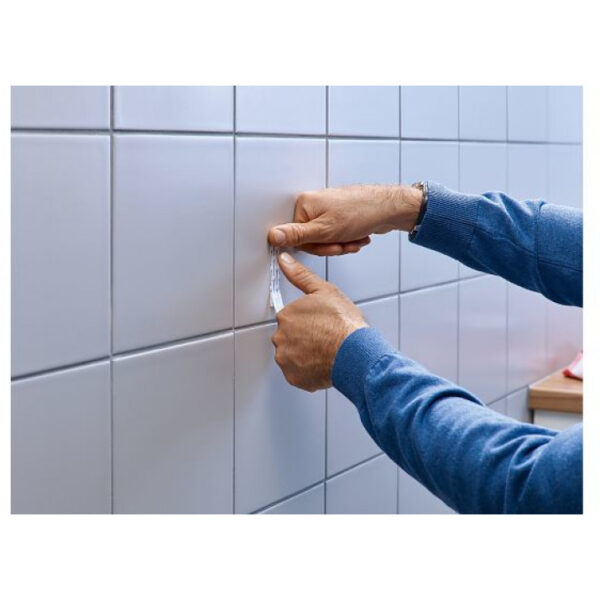 Tesa 77766-00000 - Innenraum - Universalhaken - Weiß - Klebestreifen - 4 kg - Putz – Bild 4