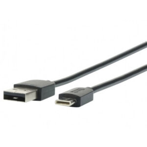 Mobilis 001278 - 1 m - USB A - USB C/Lightning - Schwarz