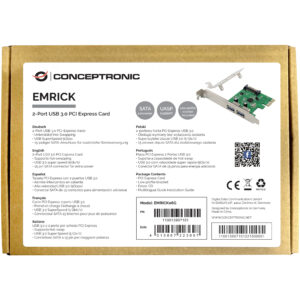 Conceptronic 2-PORT USB 3.0 PCIE CARD
