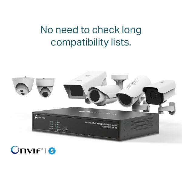 TP-LINK 4 Channel PoE Network Video RecorderSPEC H.265+/H.265/H.264+/H.264 Up to 8MP – Bild 7