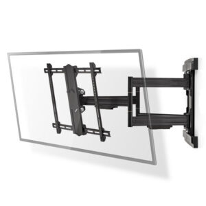 Vollbewegliche-TV-Wandhalterung | 37 - 80 " | maximal unterstützes Bildschirmgewicht: 70 kg | kippbar | drehbar | Minimaler Wandabstand: 70 mm | Maximaler Wandabstand: 800 mm | 6 Drehpunkt(e) | Stahl | Schwarz