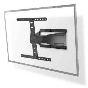 Vollbewegliche-TV-Wandhalterung | 43 - 90 " | maximal unterstützes Bildschirmgewicht: 50 kg | kippbar | drehbar | Minimaler Wandabstand: 19.6 mm | 2 Drehpunkt(e) | ABS / Metall | Schwarz