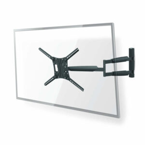 Vollbewegliche-TV-Wandhalterung | 13 - 86 " | maximal unterstützes Bildschirmgewicht: 60 kg | kippbar | drehbar | Minimaler Wandabstand: 70 mm | Maximaler Wandabstand: 1020 mm | 3 Drehpunkt(e) | ABS / Stahl | Schwarz