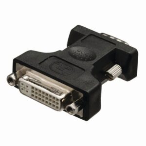 VGA-zu-DVI-Adapter | VGA-Stecker - DVI-I 24 + 5-polige Buchse | Schwarz